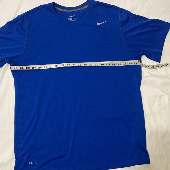 NIKE ,MEN,DARK ROYAL BLUE,DRI-FIT,SHORT SLEEVE,ATHLETIC T-SHIRT.SIZE-LAR… - Picture 4 of 12